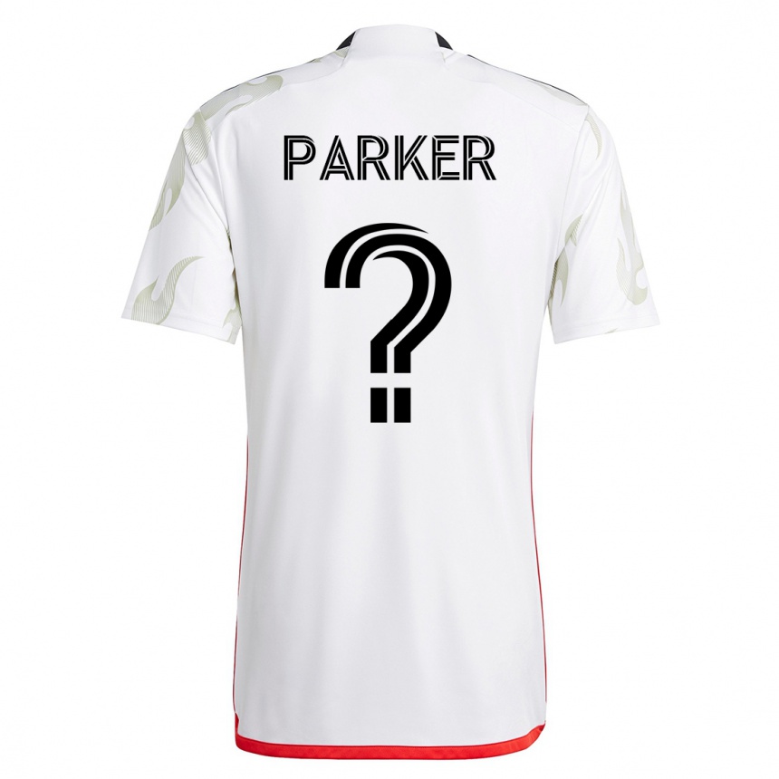 キッズフットボールアイザイア・パーカー#0白アウェイシャツ2023/24ジャージーユニフォーム