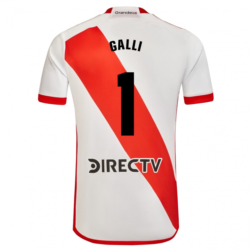 メンズフットボールリュドミラ・ガリ#1赤、白ホームシャツ2023/24ジャージーユニフォーム