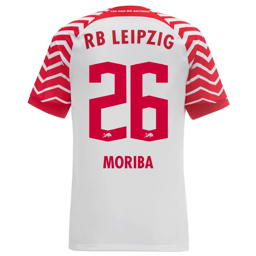 メンズフットボールイライクス・モリバ#26白ホームシャツ2023/24ジャージーユニフォーム
