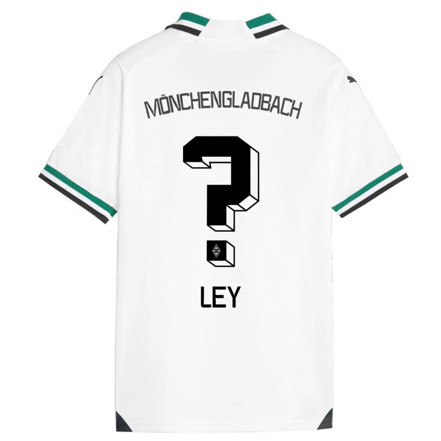 メンズフットボールマーロン・レイ#0ホワイトグリーンホームシャツ2023/24ジャージーユニフォーム