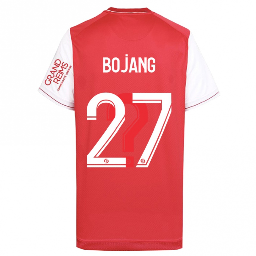 メンズフットボールアダマ・ボジャン#27赤ホームシャツ2023/24ジャージーユニフォーム