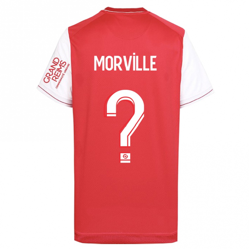 メンズフットボールマティス・モルヴィル#0赤ホームシャツ2023/24ジャージーユニフォーム
