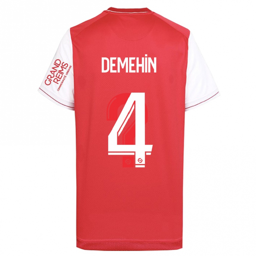 メンズフットボールオルワトシン・デメヒン#4赤ホームシャツ2023/24ジャージーユニフォーム
