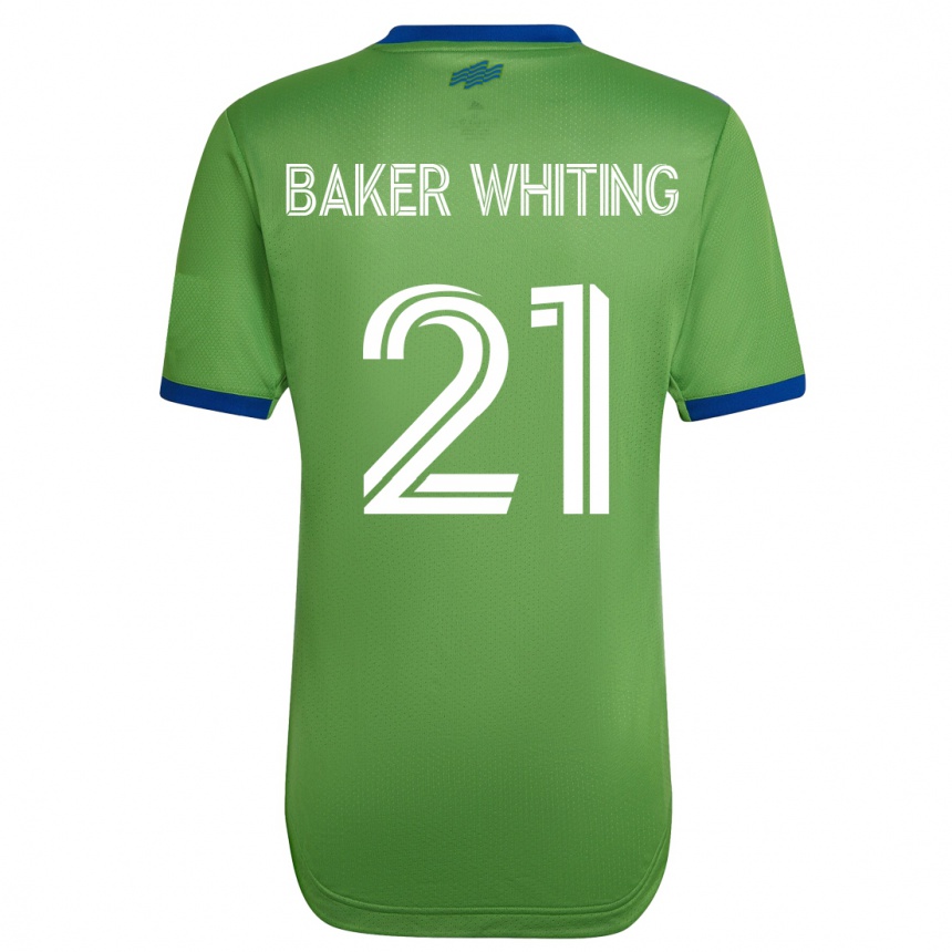 メンズフットボールリード・ベーカー＝ホワイティング#21緑ホームシャツ2023/24ジャージーユニフォーム