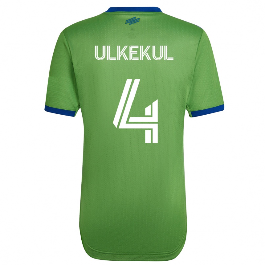 メンズフットボールジョディー・セヴィム・ウルケクル#4緑ホームシャツ2023/24ジャージーユニフォーム