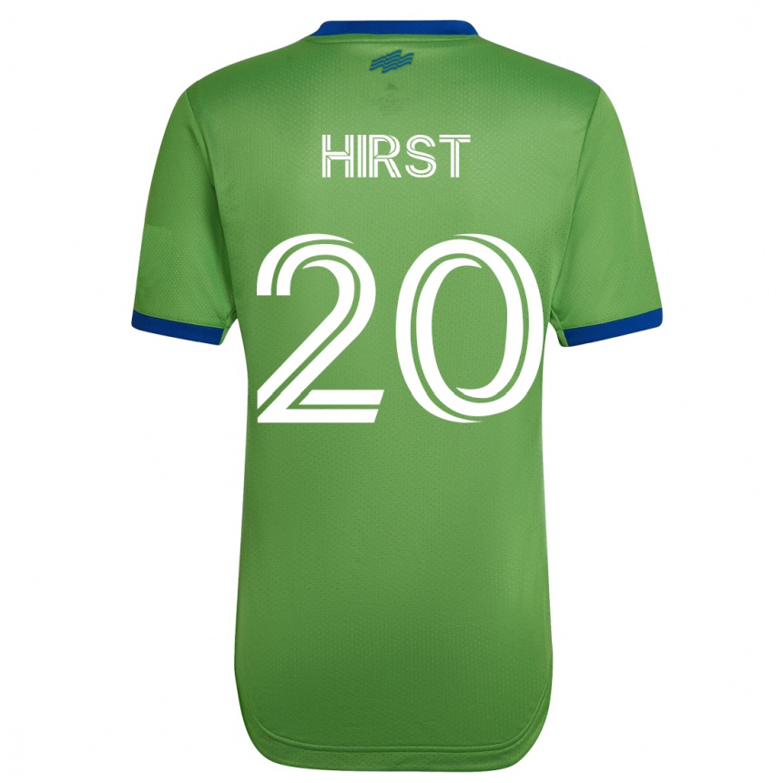 メンズフットボールソフィー・ハースト#20緑ホームシャツ2023/24ジャージーユニフォーム