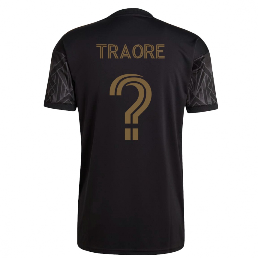 メンズフットボールモハメド・トラオレ#0黒ホームシャツ2023/24ジャージーユニフォーム