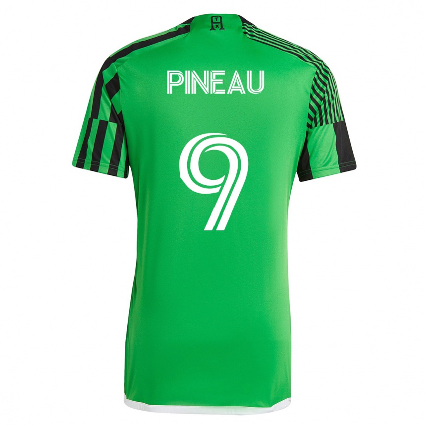 メンズフットボールセバスチャン・ピノ#9グリーンブラックホームシャツ2023/24ジャージーユニフォーム