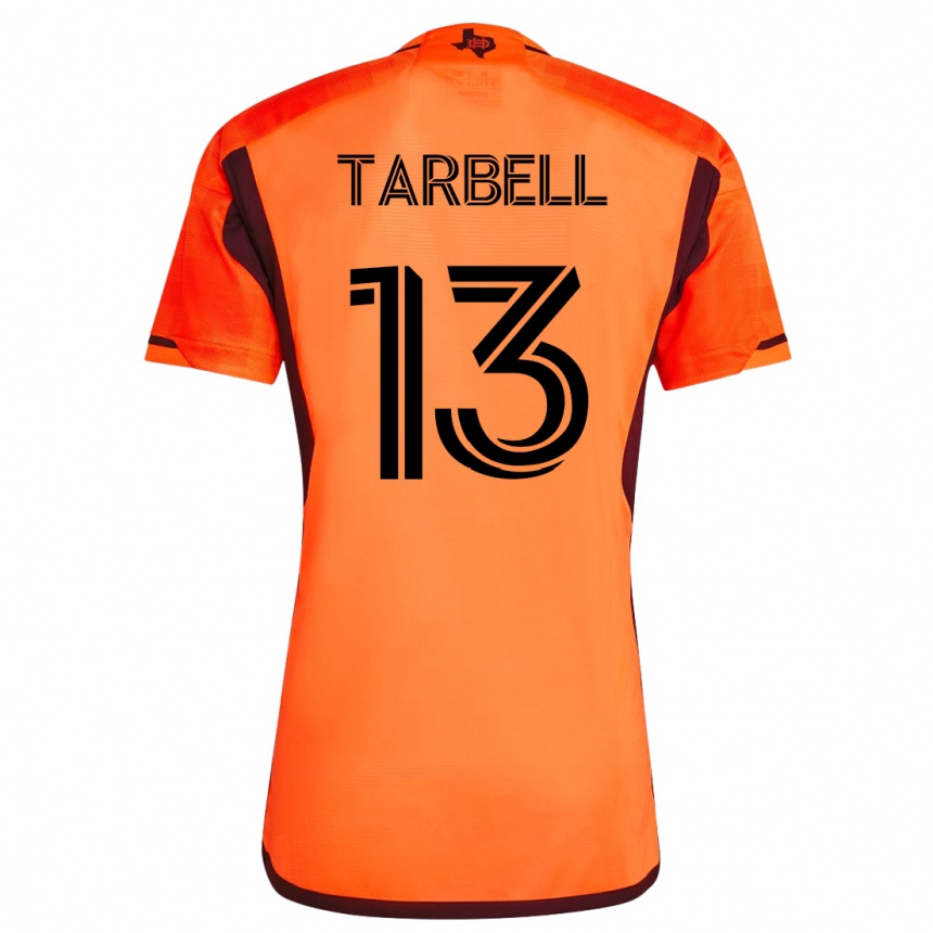 メンズフットボールアンドリュー・ターベル#13オレンジホームシャツ2023/24ジャージーユニフォーム