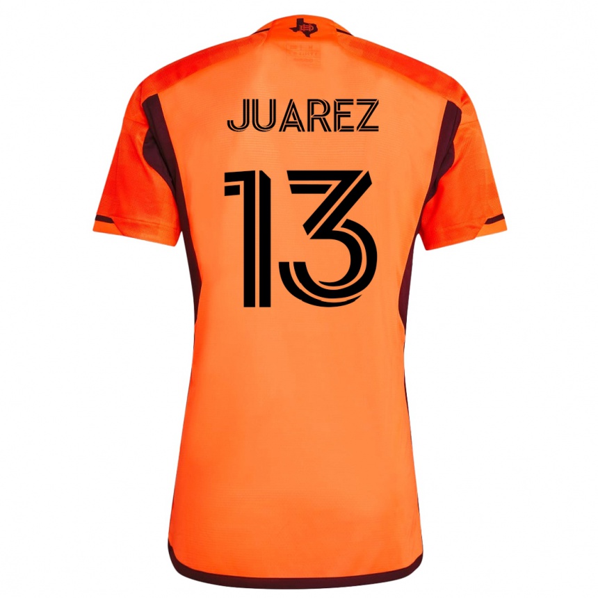 メンズフットボールジャタン・フアレス#13オレンジホームシャツ2023/24ジャージーユニフォーム
