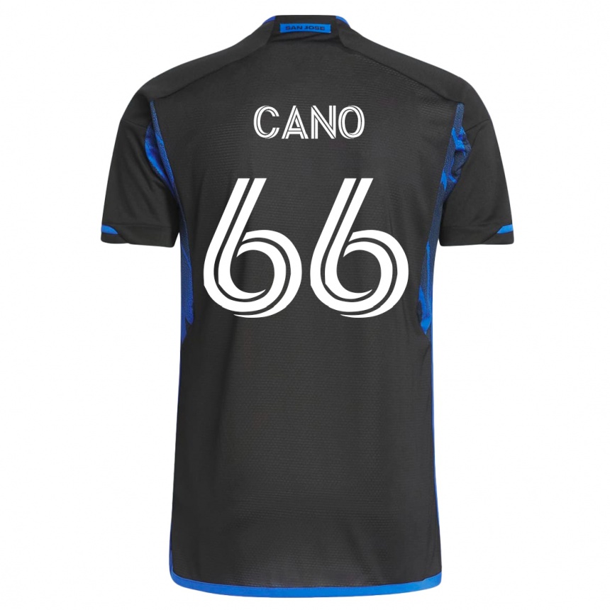 メンズフットボールアレハンドロ・カノ#66青黒ホームシャツ2023/24ジャージーユニフォーム