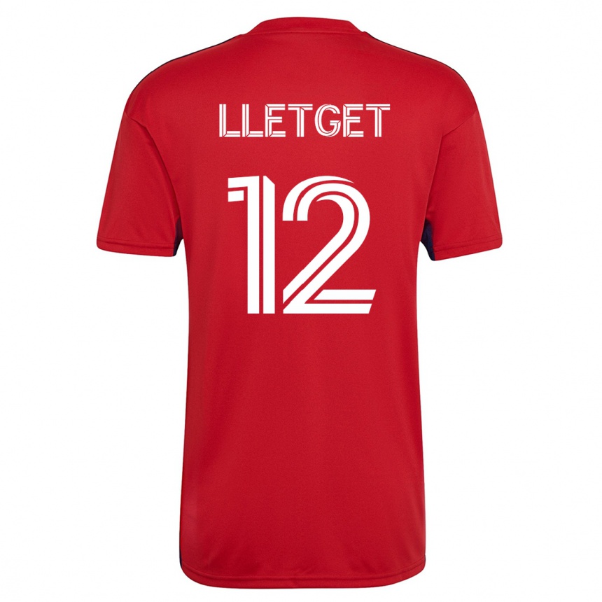 メンズフットボールセバスチャン・レットゲット#12赤ホームシャツ2023/24ジャージーユニフォーム