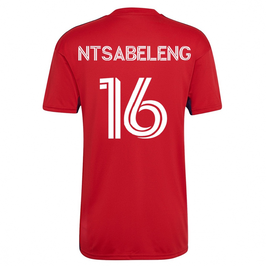 メンズフットボールツィキ・エンツァベレング#16赤ホームシャツ2023/24ジャージーユニフォーム