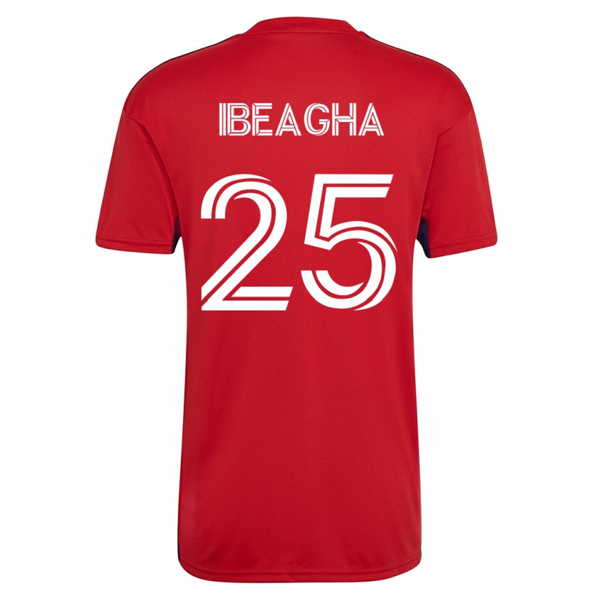メンズフットボールセバスチャン・イベアガ#25赤ホームシャツ2023/24ジャージーユニフォーム