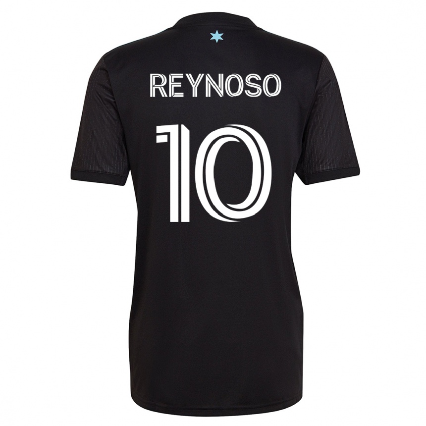 メンズフットボールエマヌエル・レイソノ#10黒ホームシャツ2023/24ジャージーユニフォーム