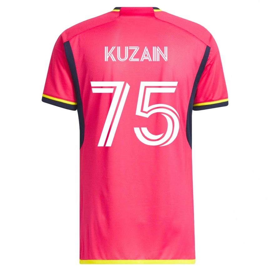 メンズフットボールNのワン・ク#75ピンクホームシャツ2023/24ジャージーユニフォーム