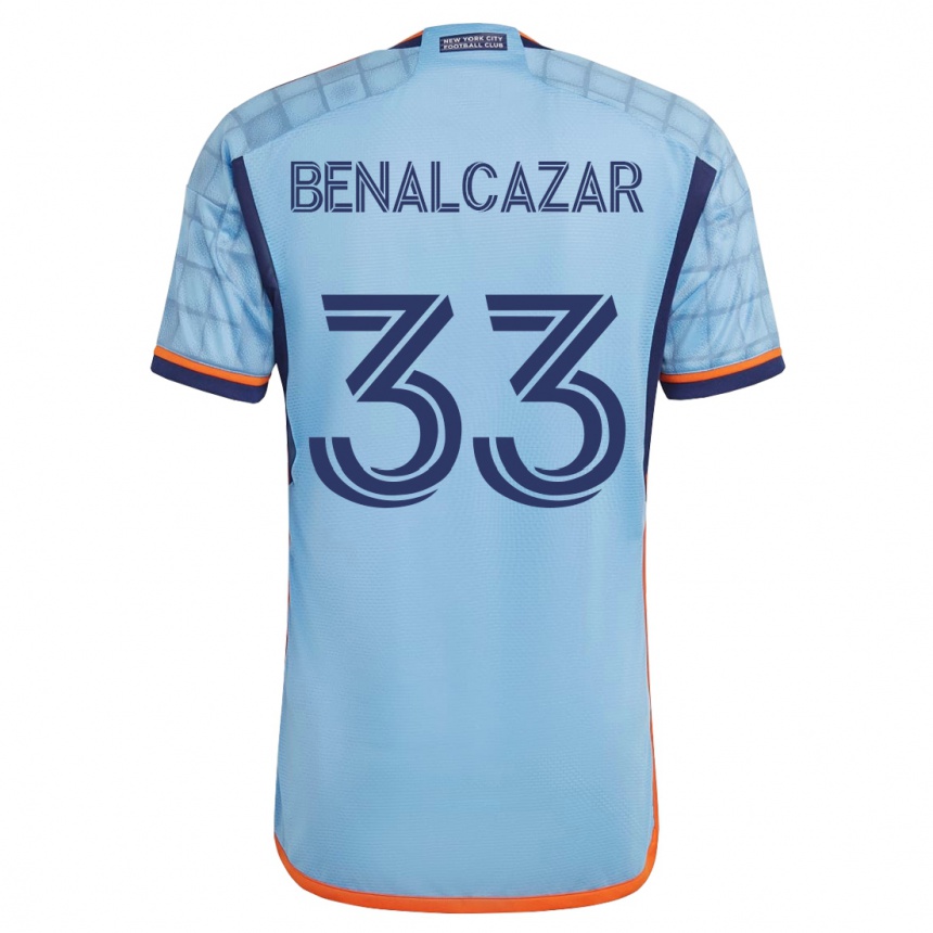 メンズフットボールニコ・ベナルカサル#33青ホームシャツ2023/24ジャージーユニフォーム