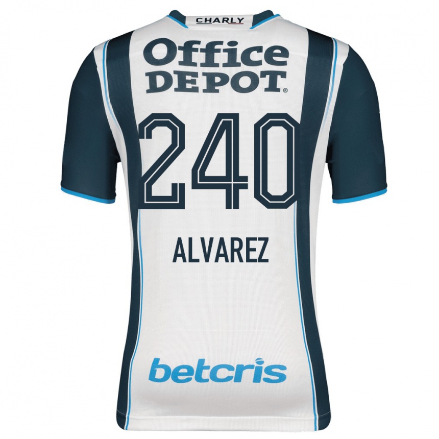 メンズフットボールガエル・アルバレス#240ネイビーホームシャツ2023/24ジャージーユニフォーム