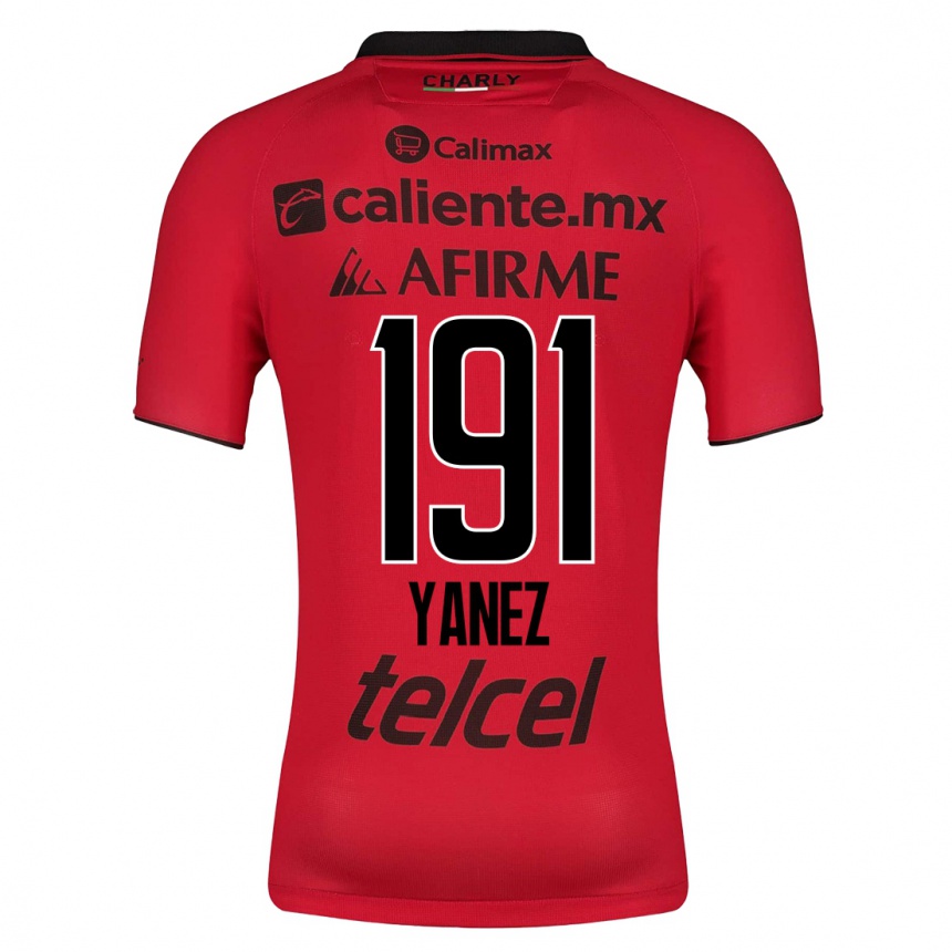 メンズフットボールセバスティアン・ジャニェス・メレンデス#191赤ホームシャツ2023/24ジャージーユニフォーム