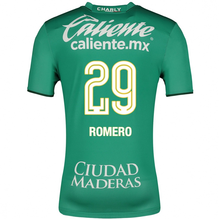 メンズフットボールルーカス・ロメロ#29緑ホームシャツ2023/24ジャージーユニフォーム
