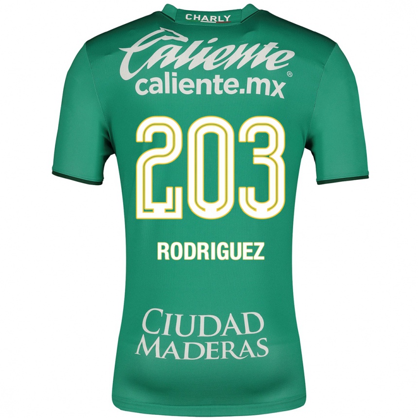 メンズフットボールセサール・ロドリゲス#203緑ホームシャツ2023/24ジャージーユニフォーム