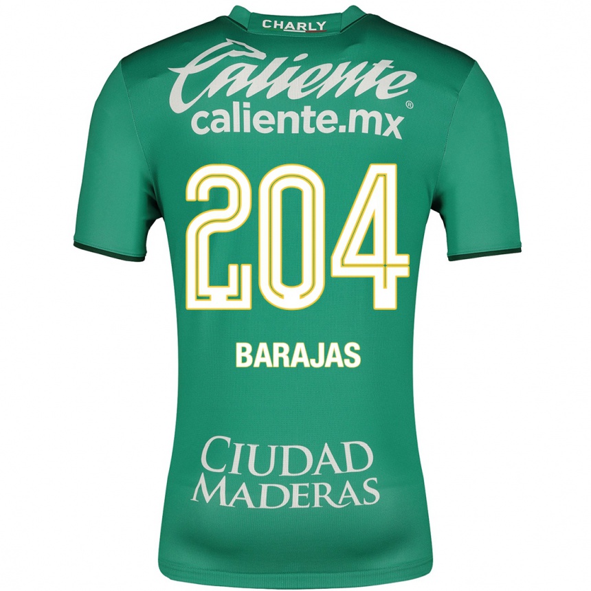 メンズフットボールビクター・バラハス#204緑ホームシャツ2023/24ジャージーユニフォーム