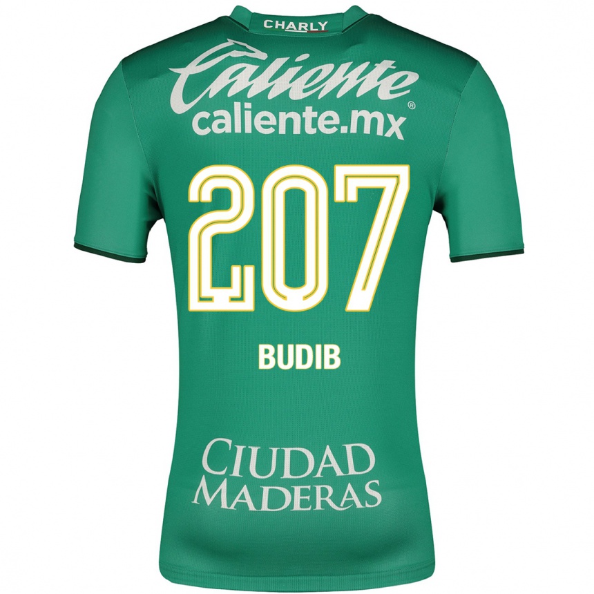 メンズフットボールペドロ・ブディブ#207緑ホームシャツ2023/24ジャージーユニフォーム