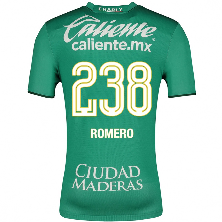 メンズフットボールパウロ・ロメロ#238緑ホームシャツ2023/24ジャージーユニフォーム