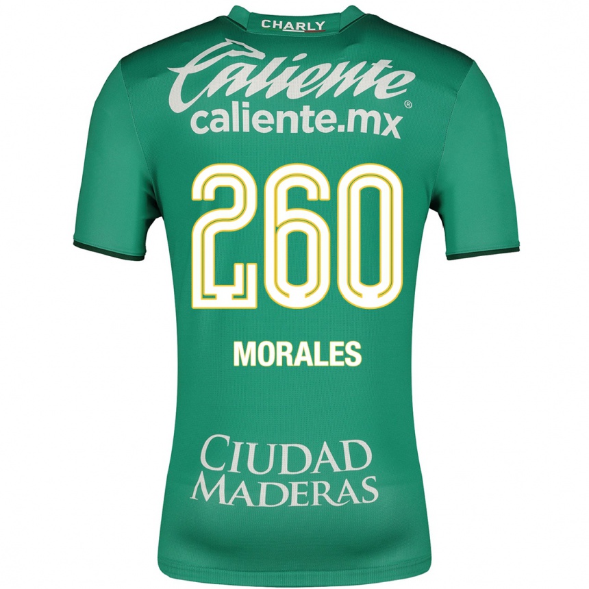 メンズフットボールダニエル・モラレス#260緑ホームシャツ2023/24ジャージーユニフォーム