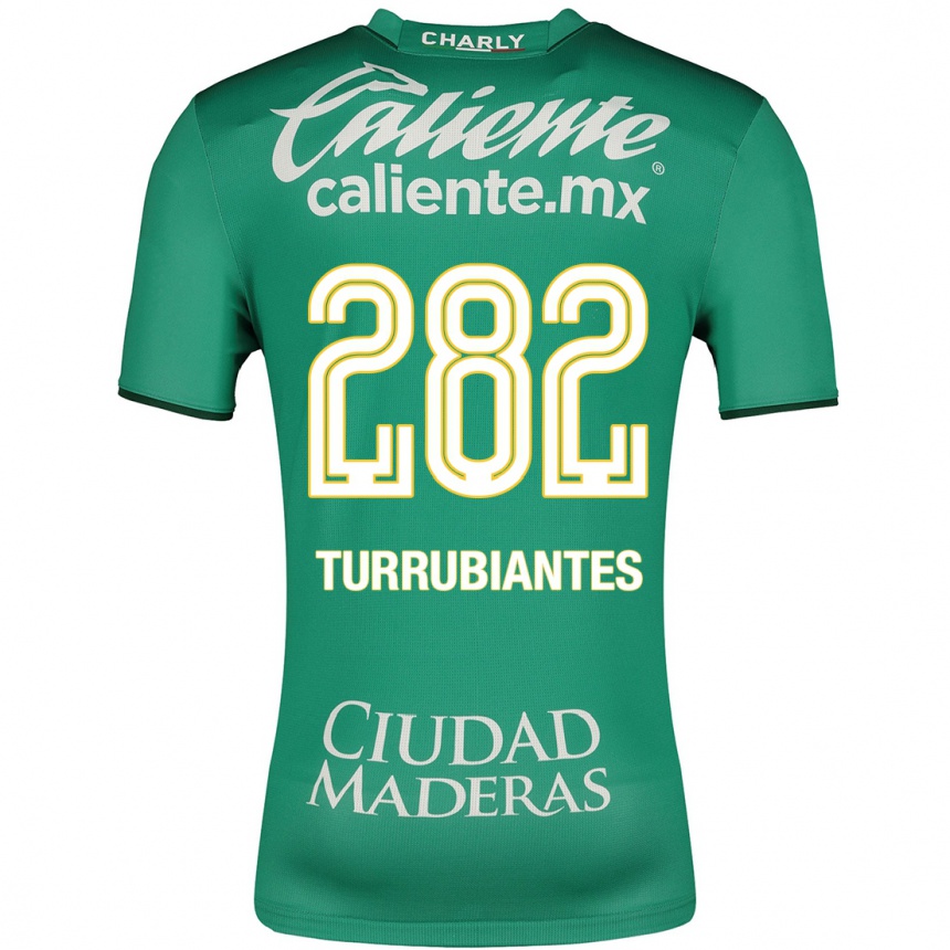 メンズフットボールアブドン・トゥルビアンテス#282緑ホームシャツ2023/24ジャージーユニフォーム