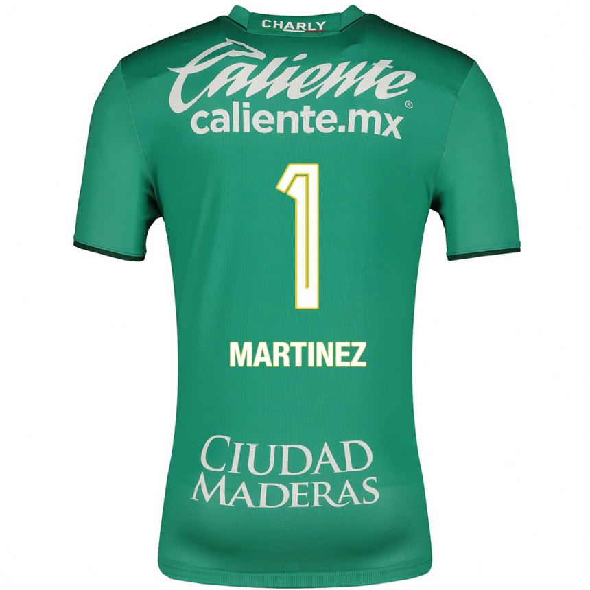 メンズフットボールマリア・マルティネス#1緑ホームシャツ2023/24ジャージーユニフォーム