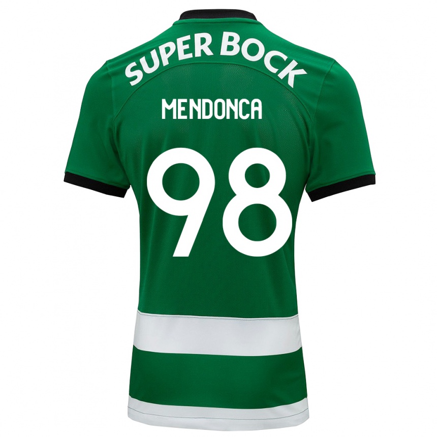メンズフットボールマヌエル・メンドンサ#98緑ホームシャツ2023/24ジャージーユニフォーム