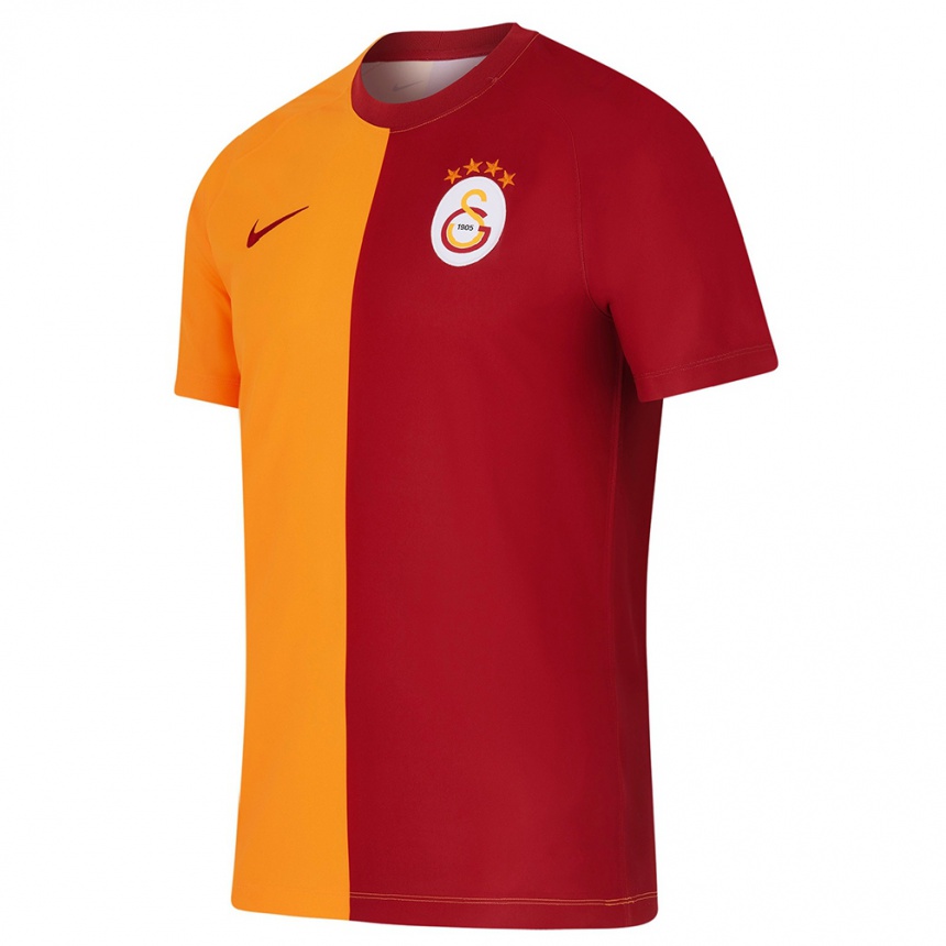 メンズフットボールルーカス・トレイラ#34オレンジホームシャツ2023/24ジャージーユニフォーム