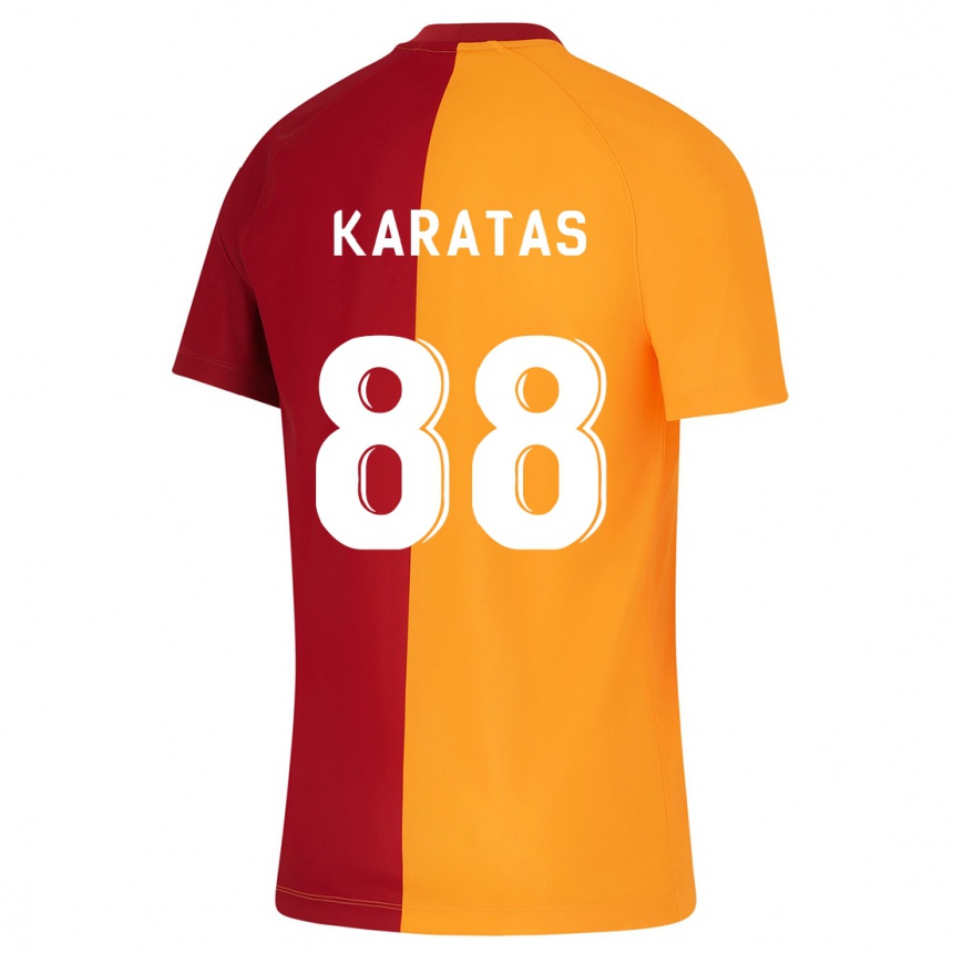 メンズフットボールカズミカン・カラカス#88オレンジホームシャツ2023/24ジャージーユニフォーム