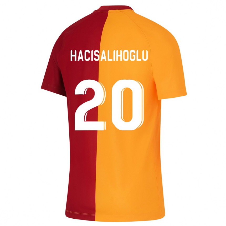 メンズフットボールアルダ・ハシサリホグル#20オレンジホームシャツ2023/24ジャージーユニフォーム