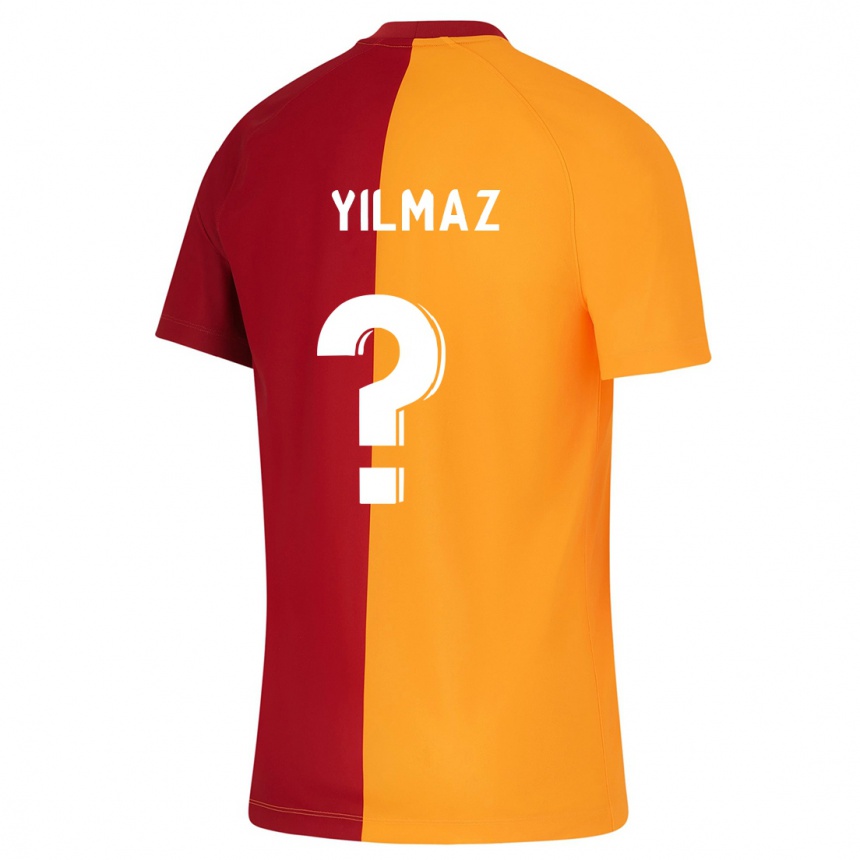 メンズフットボールベラト・ユルマズ#0オレンジホームシャツ2023/24ジャージーユニフォーム