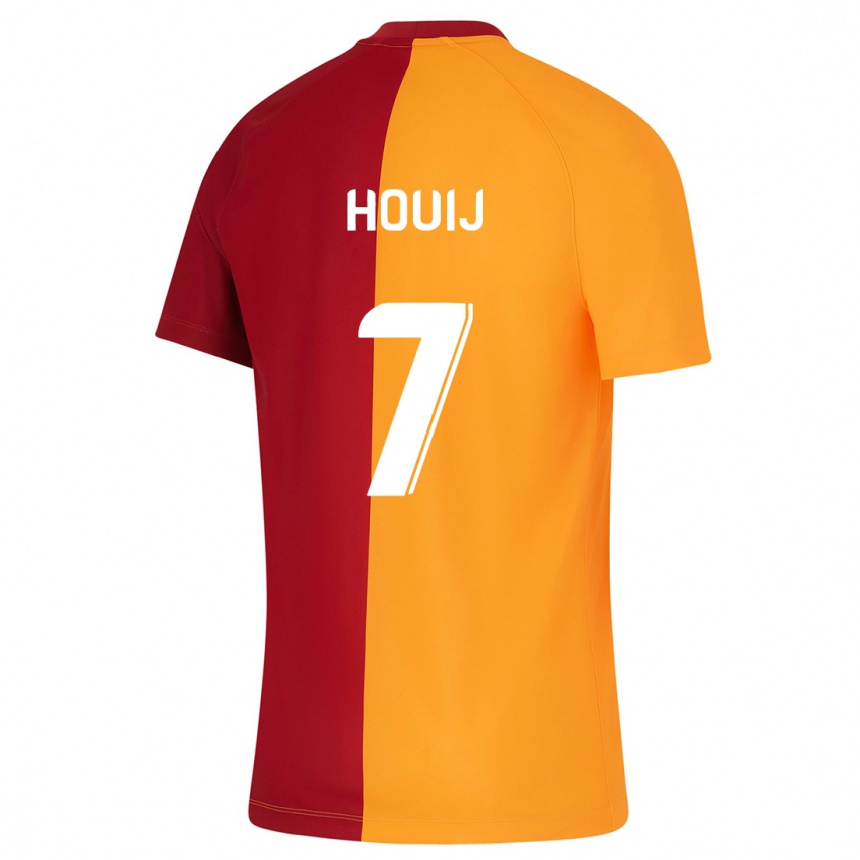 メンズフットボールマリアム・ヘイグ#7オレンジホームシャツ2023/24ジャージーユニフォーム