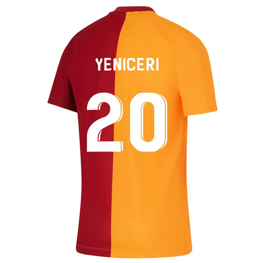 メンズフットボールベルナイェニチェリ#20オレンジホームシャツ2023/24ジャージーユニフォーム