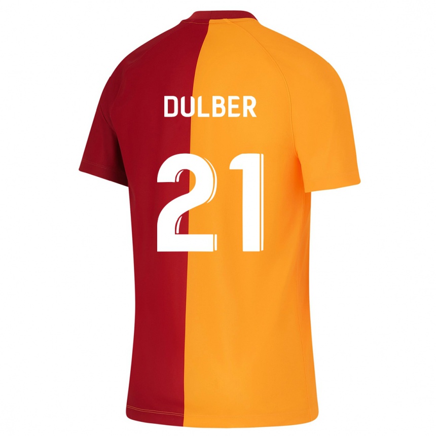 メンズフットボールディデム・デュルバー#21オレンジホームシャツ2023/24ジャージーユニフォーム