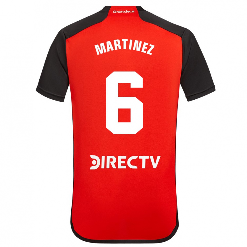 メンズフットボールダビド・マルティネス・モラレス#6赤アウェイシャツ2023/24ジャージーユニフォーム