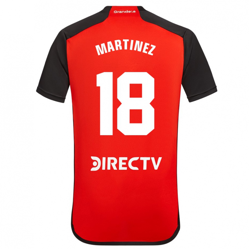 メンズフットボールゴンサロ・ニコラス・マルティネス#18赤アウェイシャツ2023/24ジャージーユニフォーム