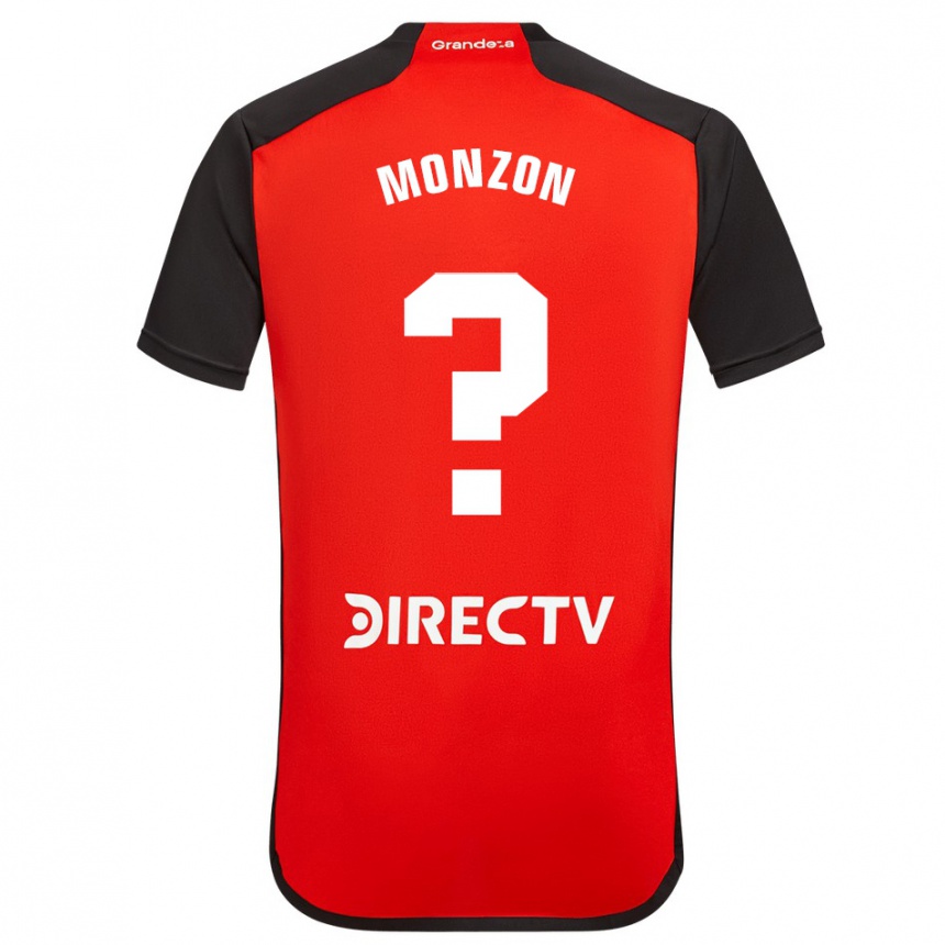 メンズフットボールルーカス・モンソン#0赤アウェイシャツ2023/24ジャージーユニフォーム