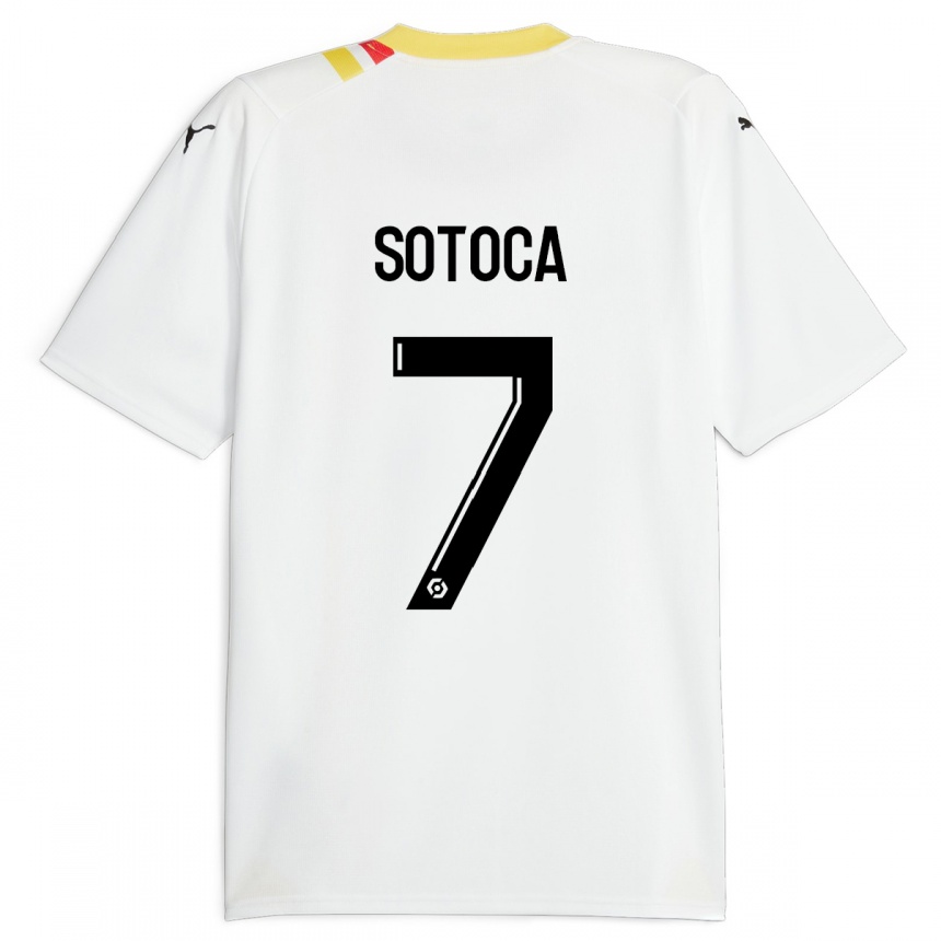 メンズフットボールフロリアン・ソトカ#7黒アウェイシャツ2023/24ジャージーユニフォーム