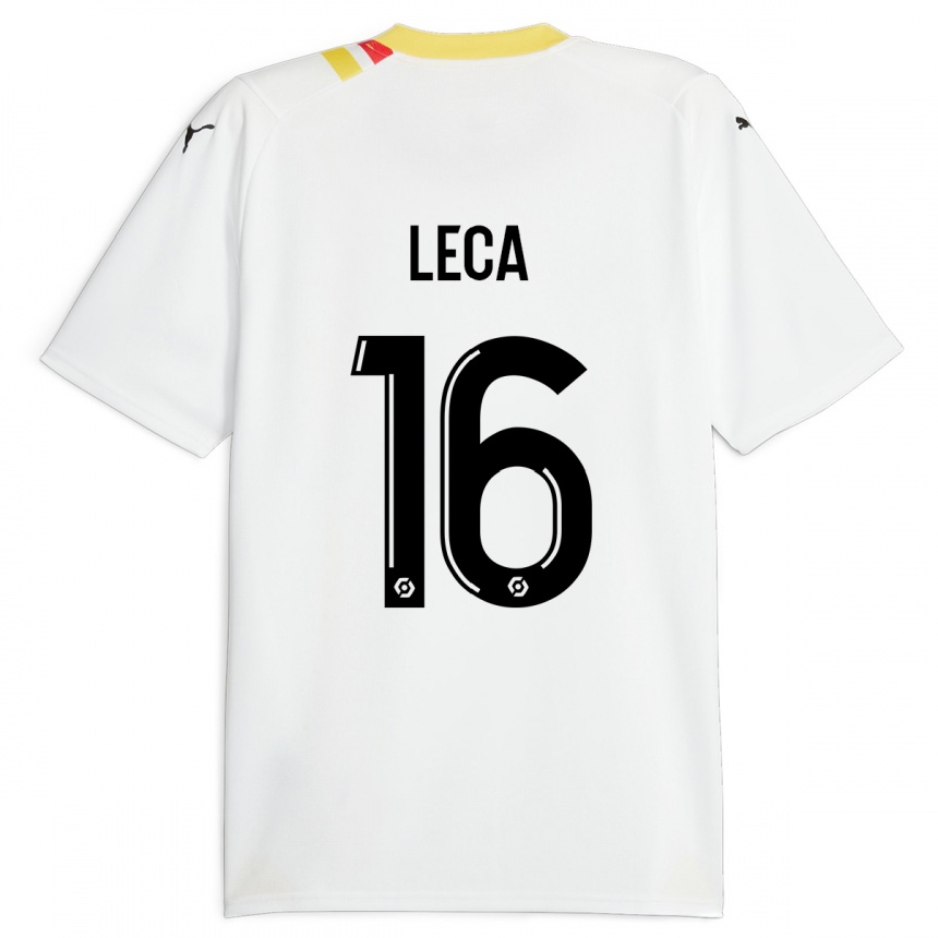 メンズフットボールジャン＝ルイ・レカ#16黒アウェイシャツ2023/24ジャージーユニフォーム