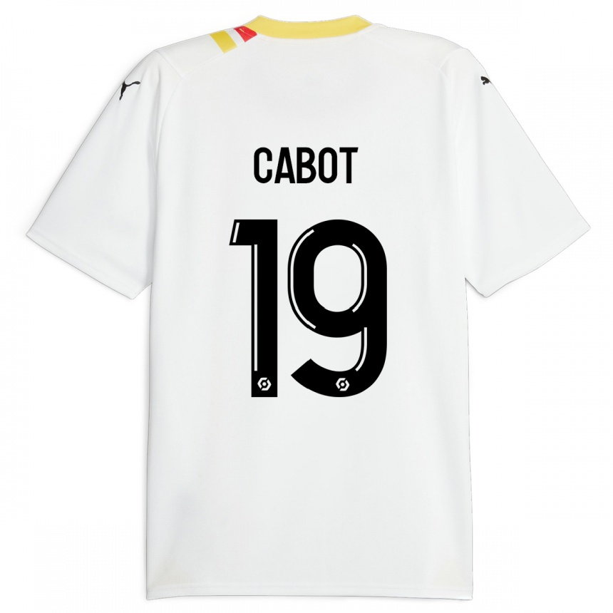 メンズフットボールジミー・キャボット#19黒アウェイシャツ2023/24ジャージーユニフォーム