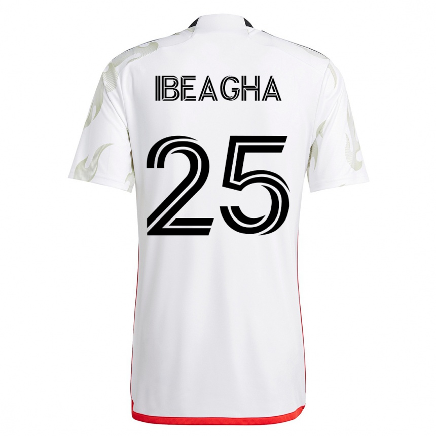 メンズフットボールセバスチャン・イベアガ#25白アウェイシャツ2023/24ジャージーユニフォーム