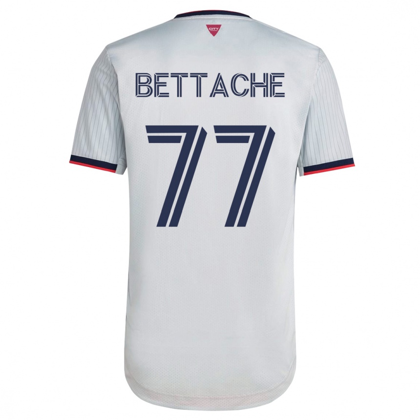 メンズフットボールファイサル・ベタシュ#77白アウェイシャツ2023/24ジャージーユニフォーム