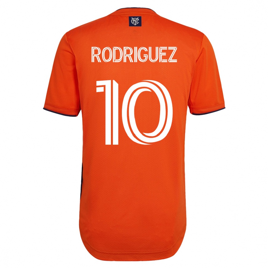 メンズフットボールサンティアゴ・ロドリゲス#10黒アウェイシャツ2023/24ジャージーユニフォーム