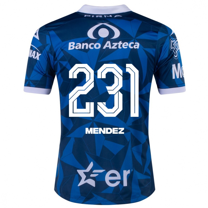 メンズフットボールアレハンドロ・メンデス#231青アウェイシャツ2023/24ジャージーユニフォーム