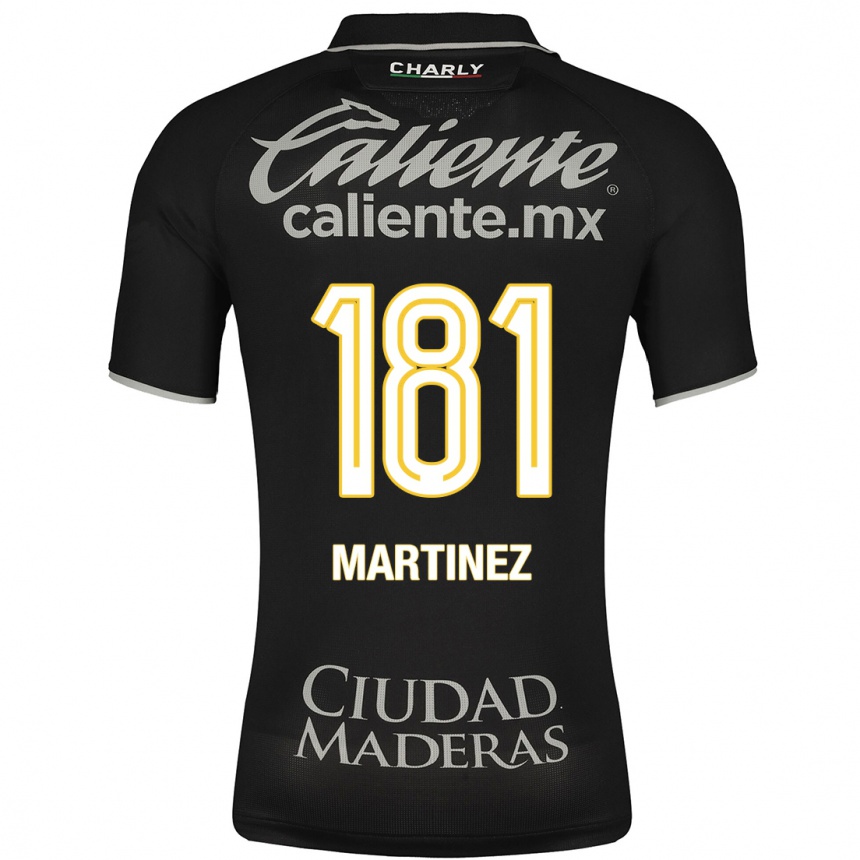 メンズフットボールアービング・マルティネス#181黒アウェイシャツ2023/24ジャージーユニフォーム